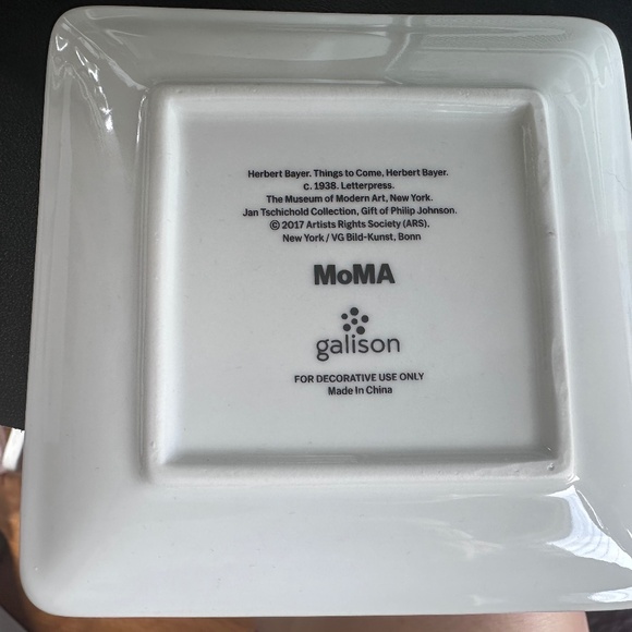 MoMA Herbert Bayer Square Porcelain Tray - Picture 4 of 4